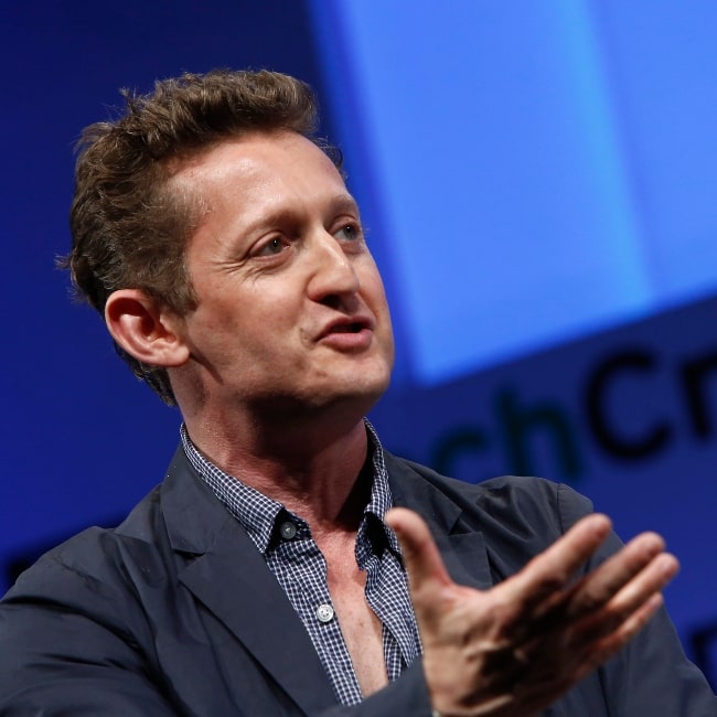 Alex Winter as seen in a picture taken while he was speaking onstage at the TechCrunch Disrupt NY 2013 at The Manhattan Center on in New York City on April 30