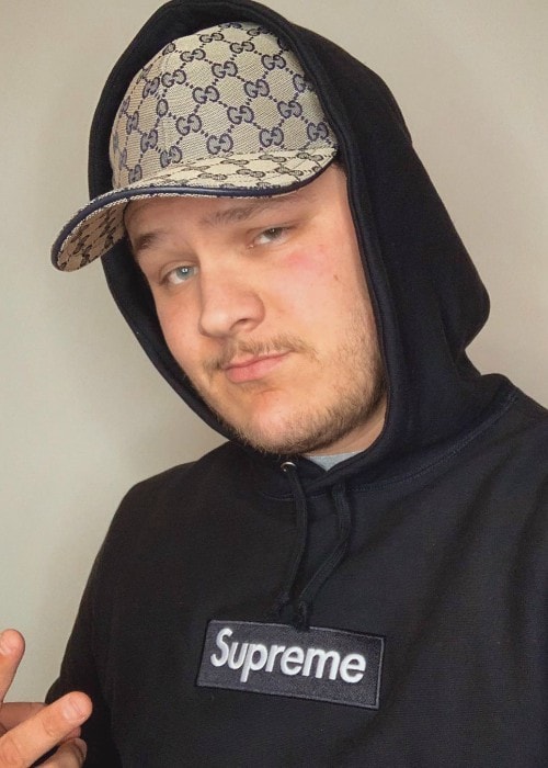 Beasty in an Instagram selfie as seen in November 2018