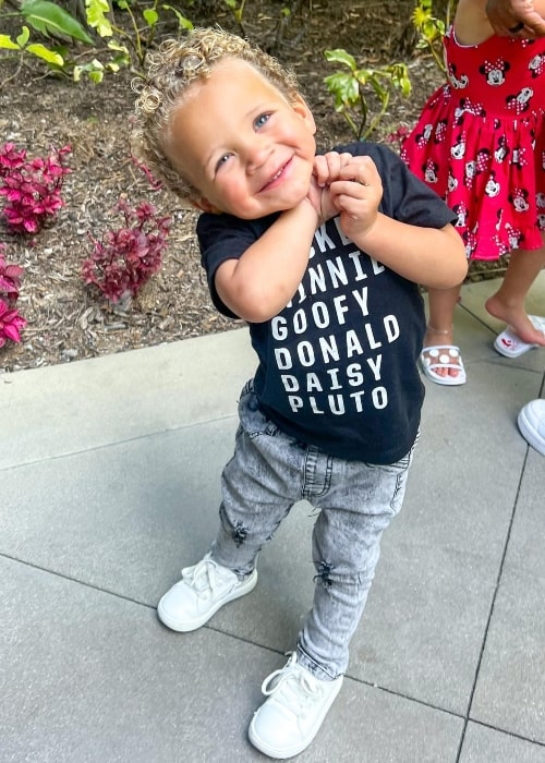 Emmett Fluellen as seen in a picture that was taken in Disneyland in March 2023