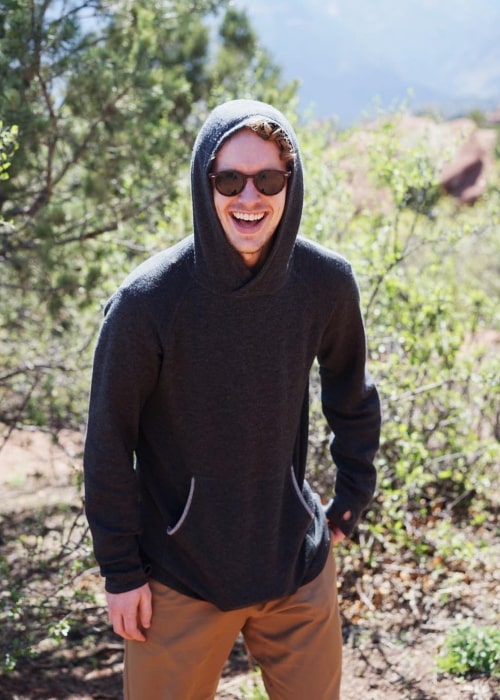 Evan Bates as seen in an Instagram Post in May 2017