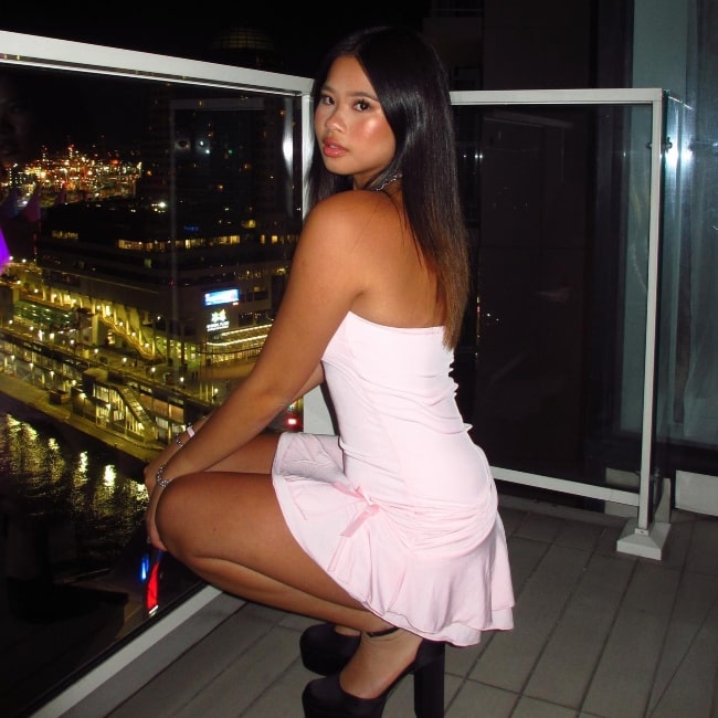 Katie Fang as seen in a picture that was taken in August 2023