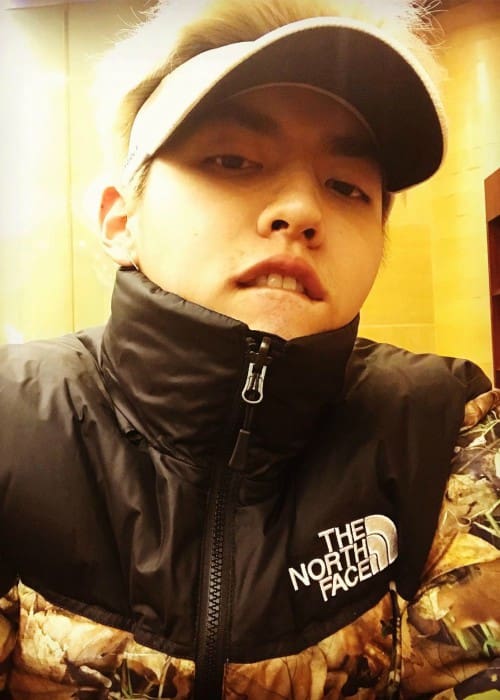 Kris Wu in an Instagram selfie as seen in December 2016