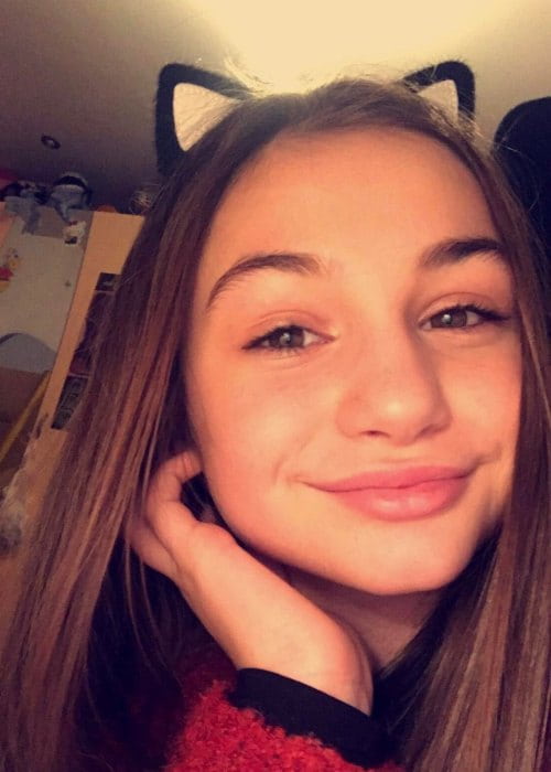 Krisiya Todorova in an Instagram selfie as seen in February 2017