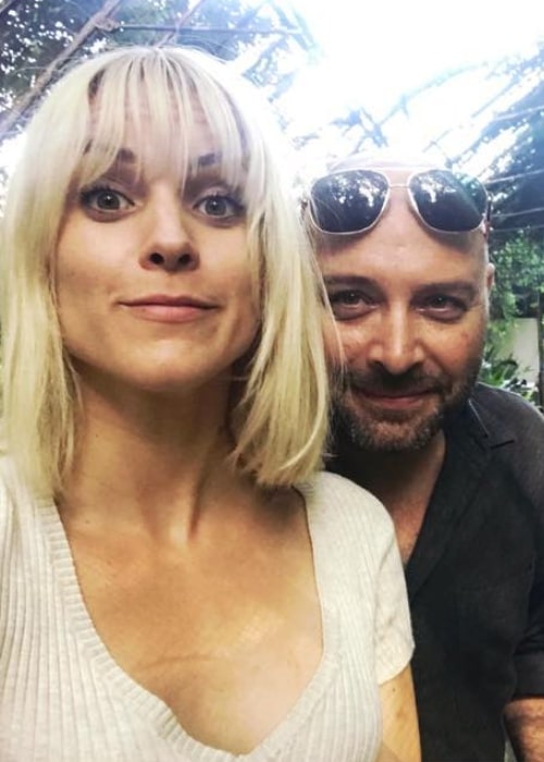 Maggie Civantos as seen while taking a selfie with Vicente Romero in July 2019
