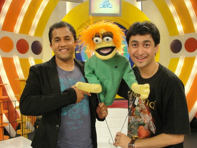 Omi Vaidya (Left) and Satyajit Padhye as seen in 2011