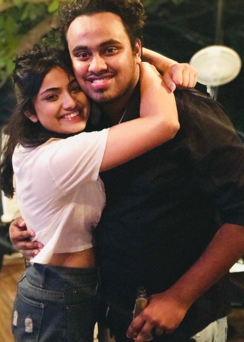 Shritama Mukherjee as seen in a picture with her beau Akash Saini in May 2019