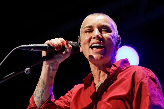 Sin&eacute;ad O'Connor performing at the Festival de Cornouaille in 2014