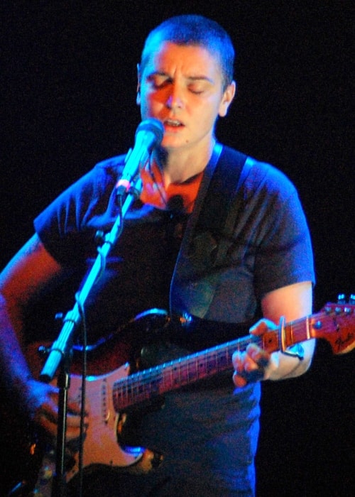 Sin&eacute;ad O'Connor while performing at The Music In My Head in June 2008