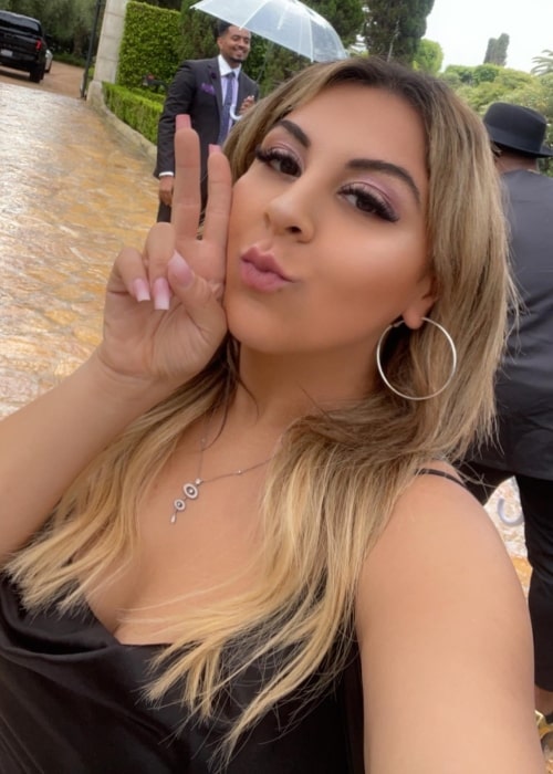 Suzy Antonyan as seen in a selfie that was taken in August 2023